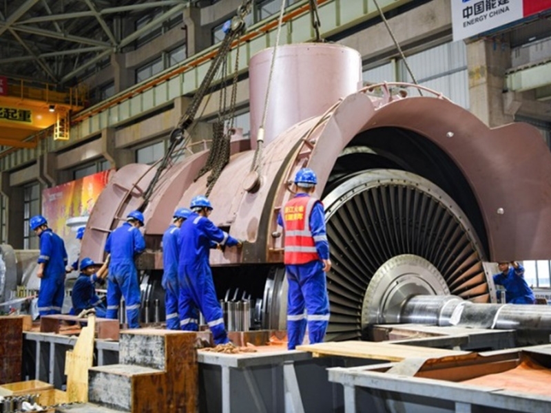 國華信豐電廠2號(hào)660MW機(jī)組扣缸